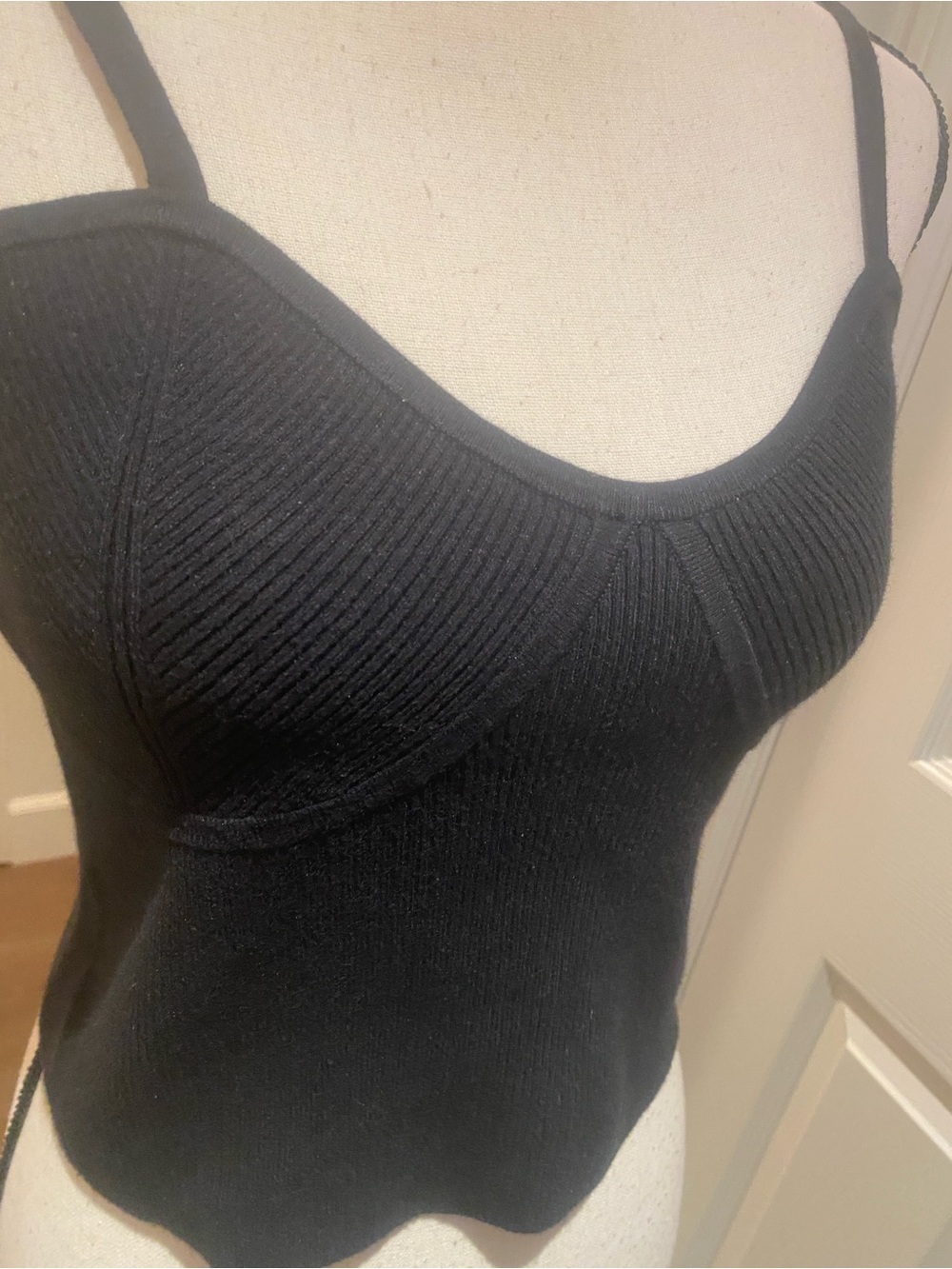 Madewell Women’s Black Sweater Tank Top New size M/L - Picture 3 of 14